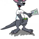Werbecomic Känguru Spendenverteiler